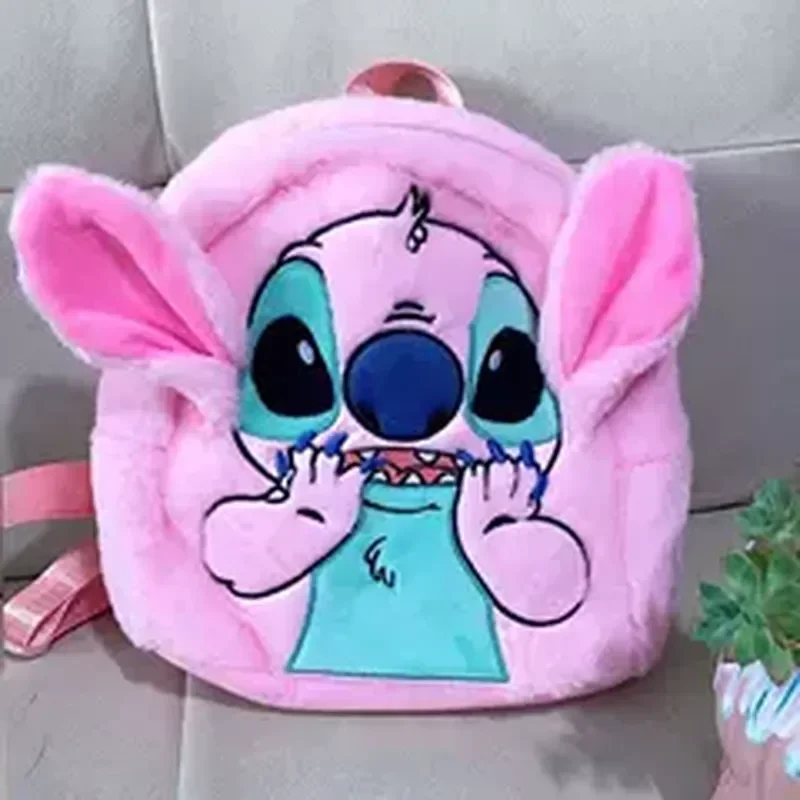 Nuovo zaino in peluche Stitch Cartoon Fashion 3d Mini zaino da donna Zaino per bambini carino di grande capacità di alta qualità