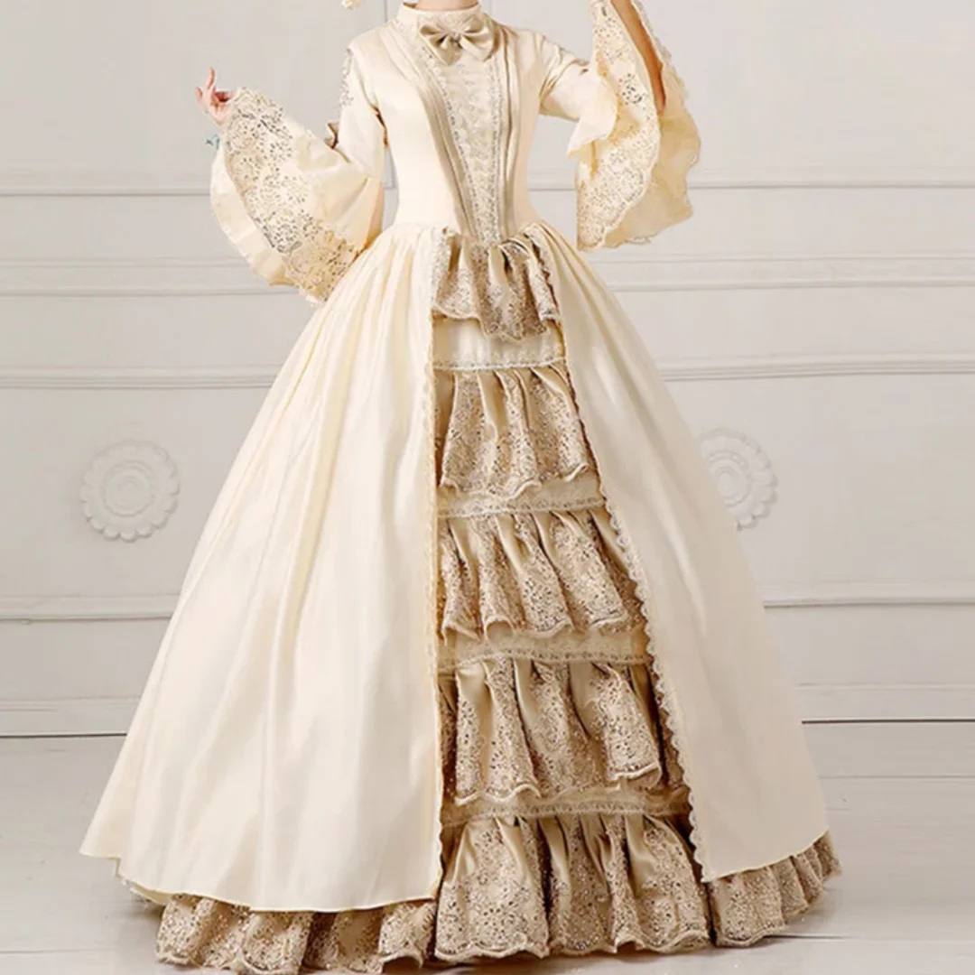 

Королевские придворные платья Костюм Европейский элегантный маскарадный парад Викторианский парад Марии-Антуанетты Герцогиня Парадные платья по индивидуальному заказу