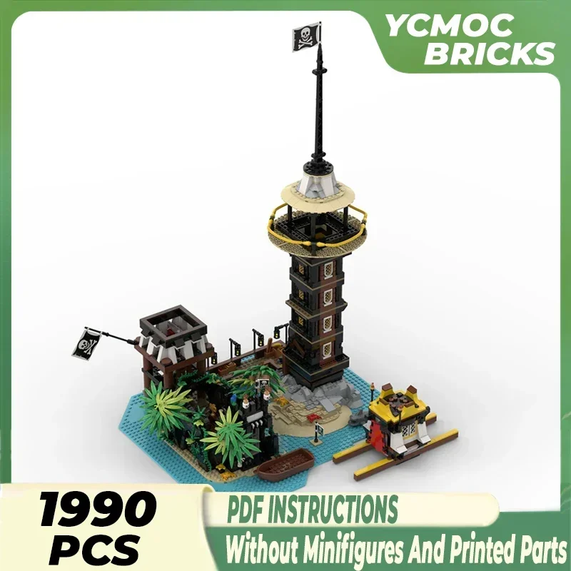 

Medieval Castle Model Moc Building Bricks The Lighthouse Fortress Technology Modular Blocks Gift Christmas Toy DIY Sets Assembly