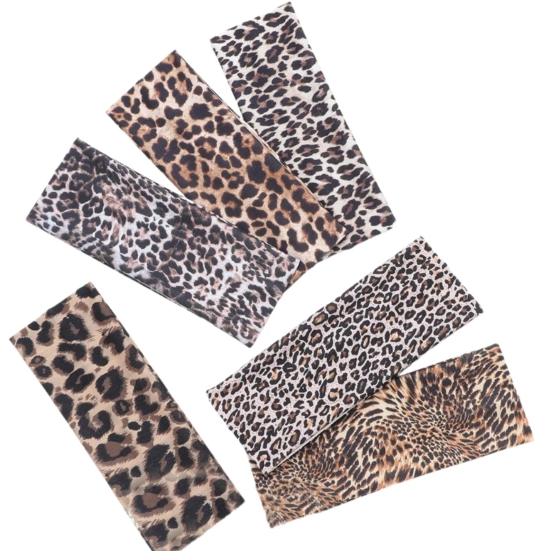 6 قطع من عصابات الرأس الرياضية للنساء للجري وركوب الدراجات والتنس واللياقة البدنية والتمارين الرياضية وعصابات رأس مرنة