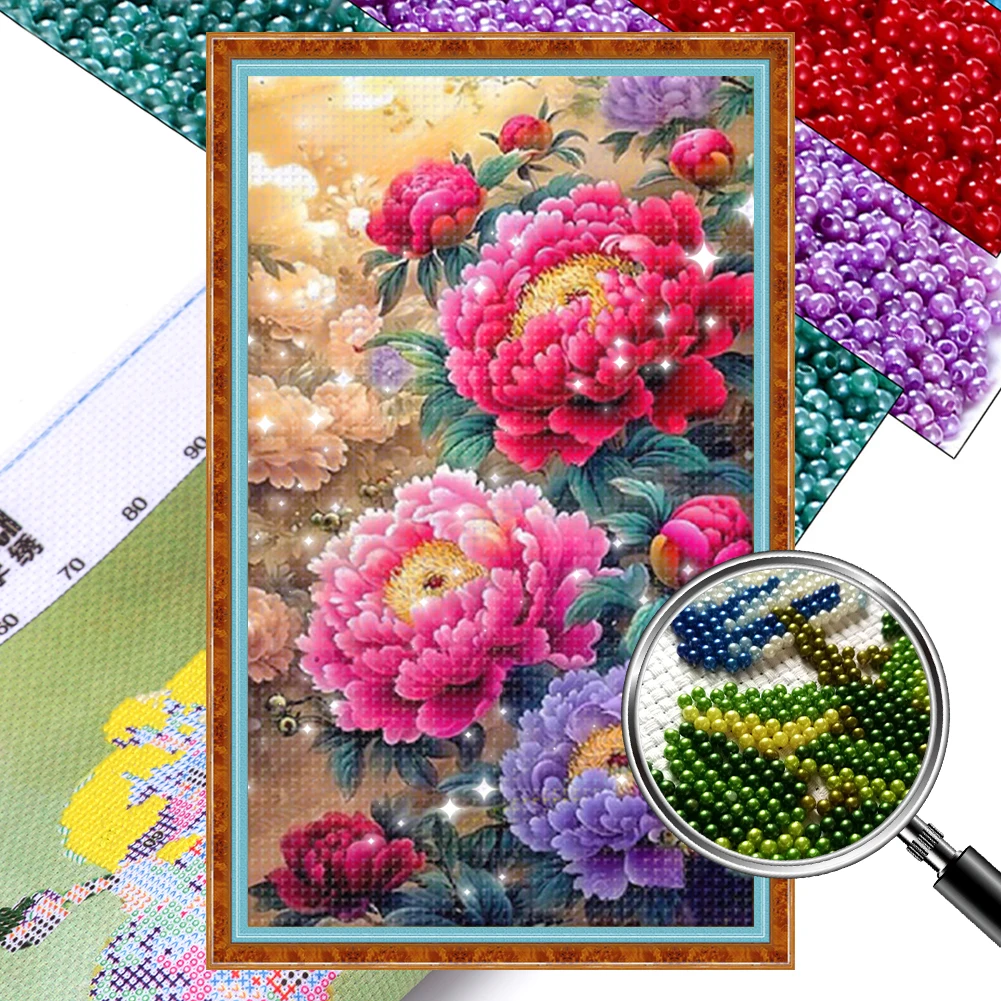 

Полная вышивка бисером 60x105 см цветок 11CT набор бисера «сделай сам» для гостиной