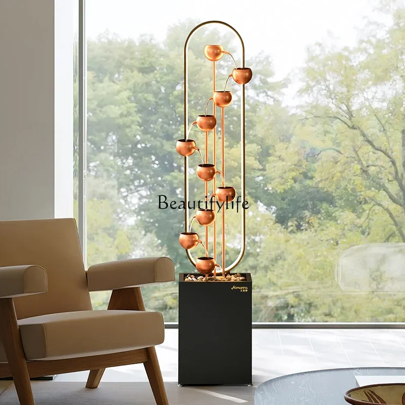 FG10Flowing Water Ornament Circulating Water Modern Simple Floor-Standing Living Room Water Feature