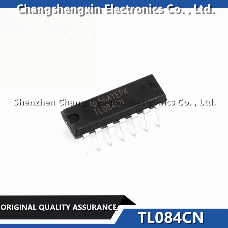 

10PCS New Original TL084CN PDIP-14 Four Channel High Voltage Swing Rate JFET Input Operational Amplifier OP Amps, Buffer Amps