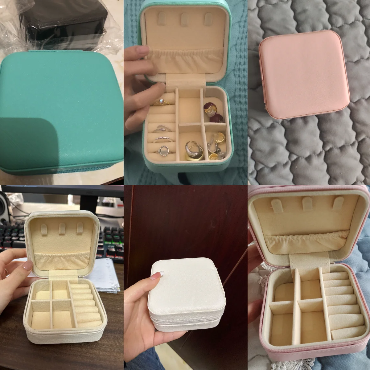 Scatola portaoggetti per gioielli di moda per donne, ragazze adolescenti, regali di San Valentino, regali di compleanno per la festa della mamma, per le figlie, mamma, sorella, moglie