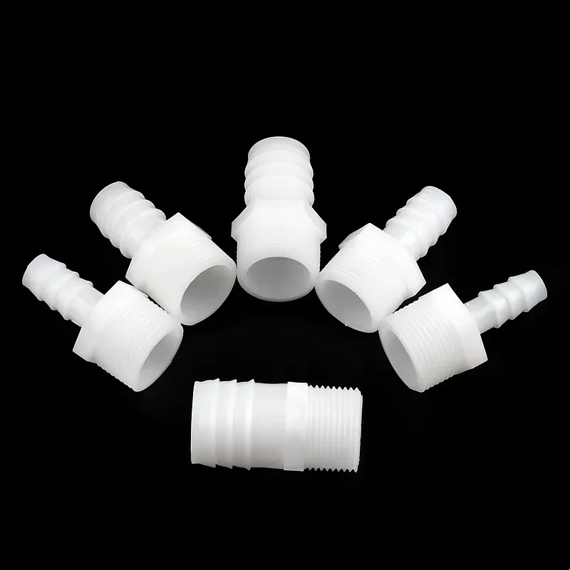 

3-50 шт. пластиковый фитинг для труб 4 мм, 6 мм, 8 мм, 10 мм, 12 мм, 14 мм, хвостовик для шланга 1/2 дюйма, 3/4 дюйма, BSP, штекерный соединитель, медный переходник