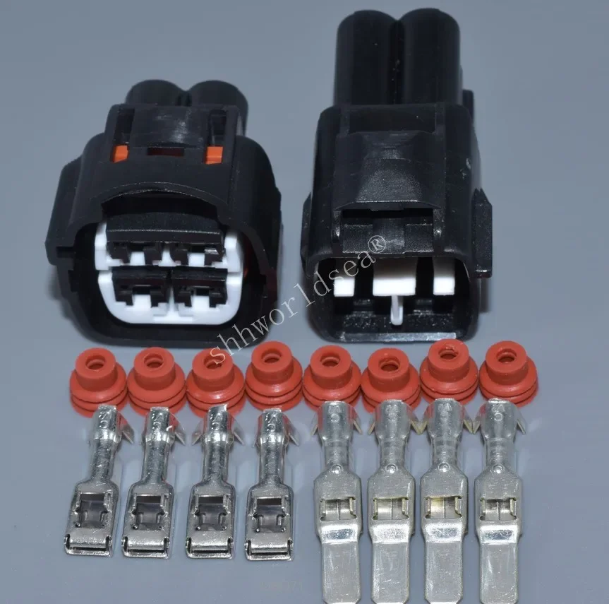 

Shhworldsea 4 Pin 2.2mm Auto Headlight Light Socket Oxygen Plug Fan Sockets Connector For Ford Toyota 7283-7041-30 7283-7041-40