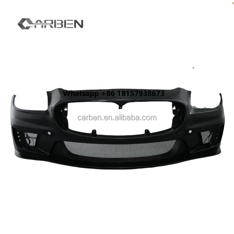 

Fiberglass Maetrials Car Front Rear Bumper wd Style Body Kit for 2004-2012 maserati Quattroporte Exterior Body Kits