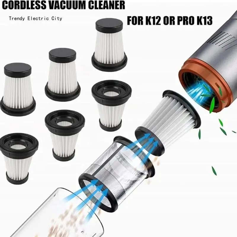 30pcs Plastic Material Vacuum Filter Vacuum Cleaner Part Vacuum Cleaner Filter Vacuum Accessory for Moosoo