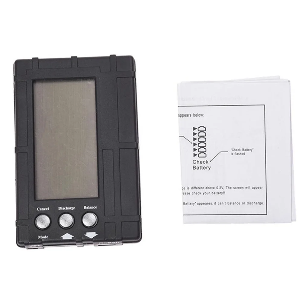 Imagem -06 - Lipo Life Battery Balancer Voltage Meter Tester em Display Lcd rc Battery Discharger Balancer Tools For Drones Model 26s