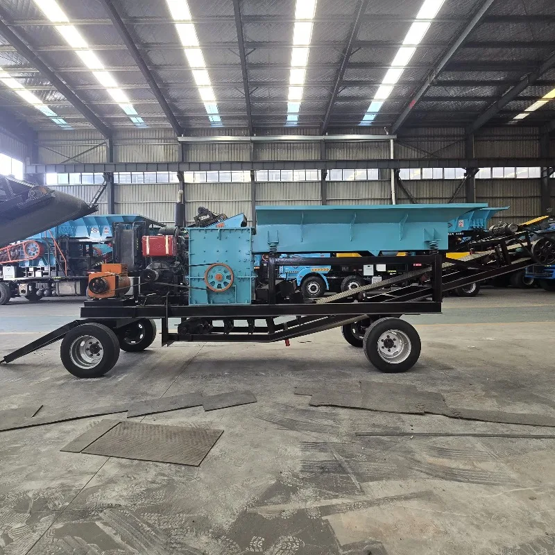 Customized Wheeled Mobile Crusher 80-300 TPH | Tire-Type Portable Stone Crusher For Quarry Mining Construction | CE Certified Fa
