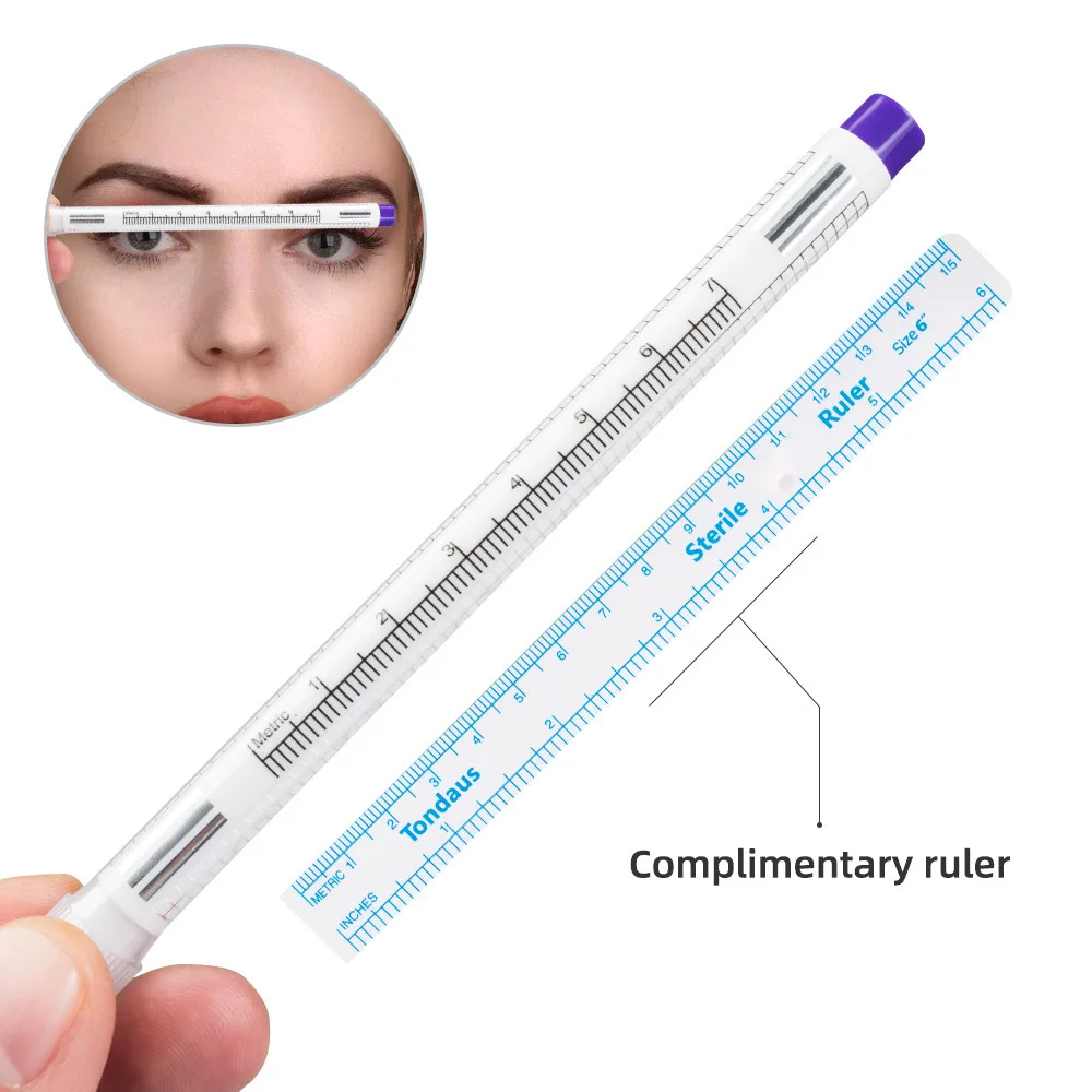 Tattoo Skin Marker Pen Microblading Permanent Makeup Piercing Marker Tattoo Body PMU Eraser Pen Tattoo Accessories 1pcs