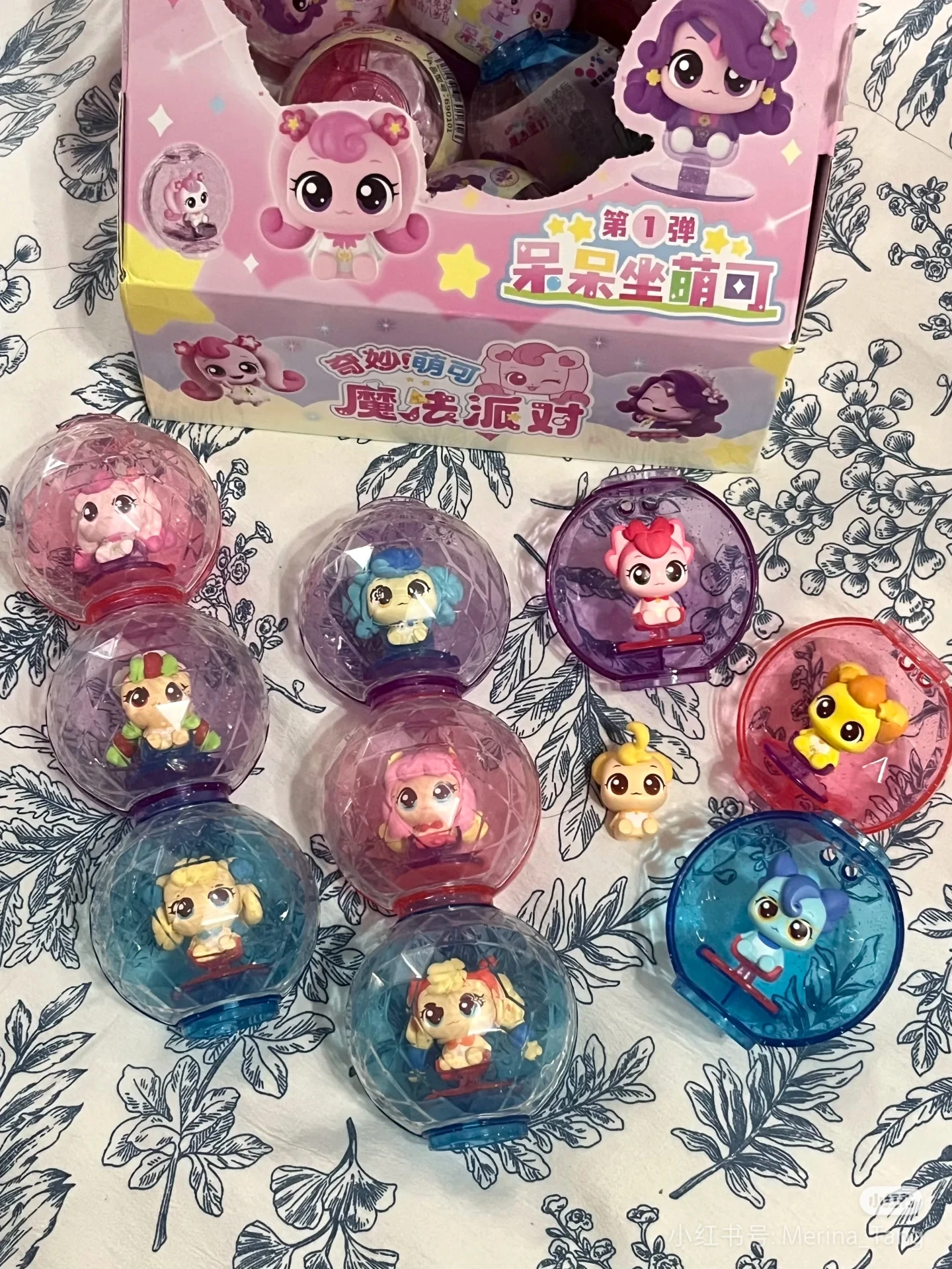 Catchiniping Hatchuping Character Accessories Crystal Ball Blind Box Girl Toy Play House Toys Teenieping Birthday Gift Kids