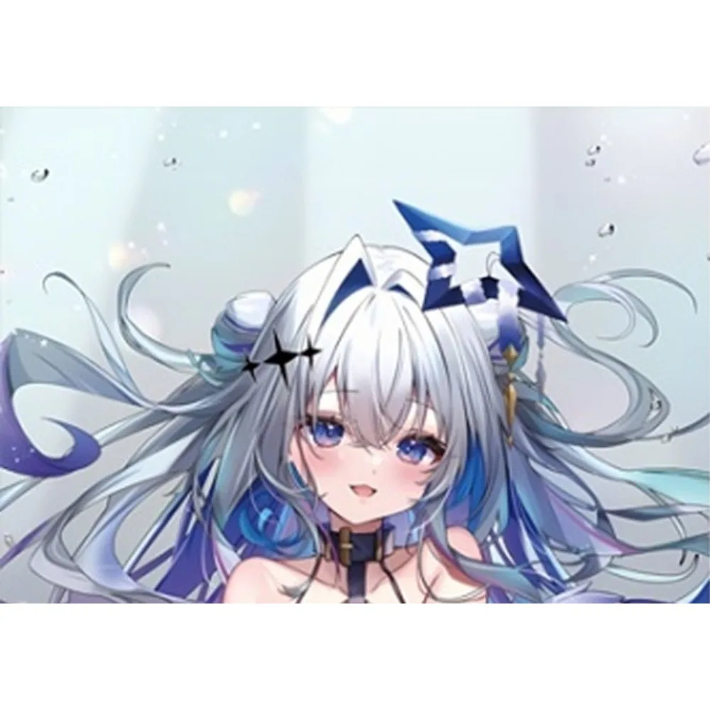 Refreshing Summer‑Theme Dakimakura Cushion Slip Double‑Sided Water‑Scene Art Print For Amane Kanata Character