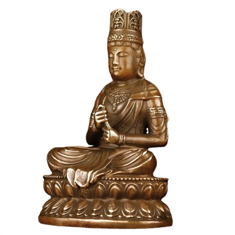 Antique Character Buddha Statue Mahāvairocana Home Decorative Creative Gifts & Crafts Copper Ornaments Wholesale