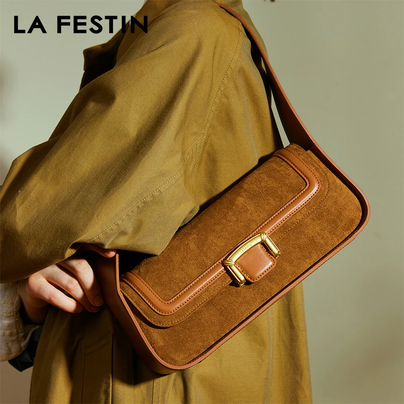 

LA FESTIN оригинальные женские сумки, новая сумка на плечо, роскошная брендовая сумка для женщин, модная сумка большой вместимости