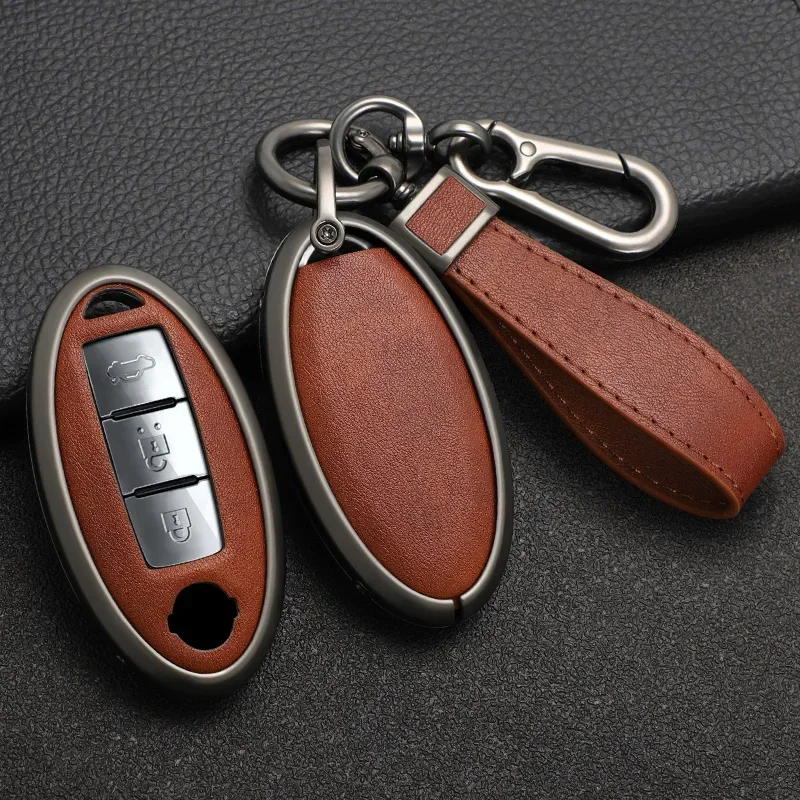 

Car Key Cover Case For Nissan Juke Leaf Micra K12 Note Patrol Qashqai J11 J10 Tiida Versa X-trail Xtrail X Trail T32 Infiniti