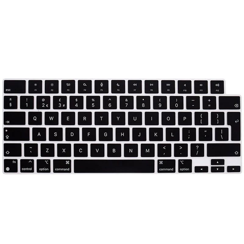 EU UK style keyboard protector for 2024 MacBook Pro 14 M4 A3112 A3185 Pro14 A3401 16 Max A3186 Pro16 A3403 protective cover skin