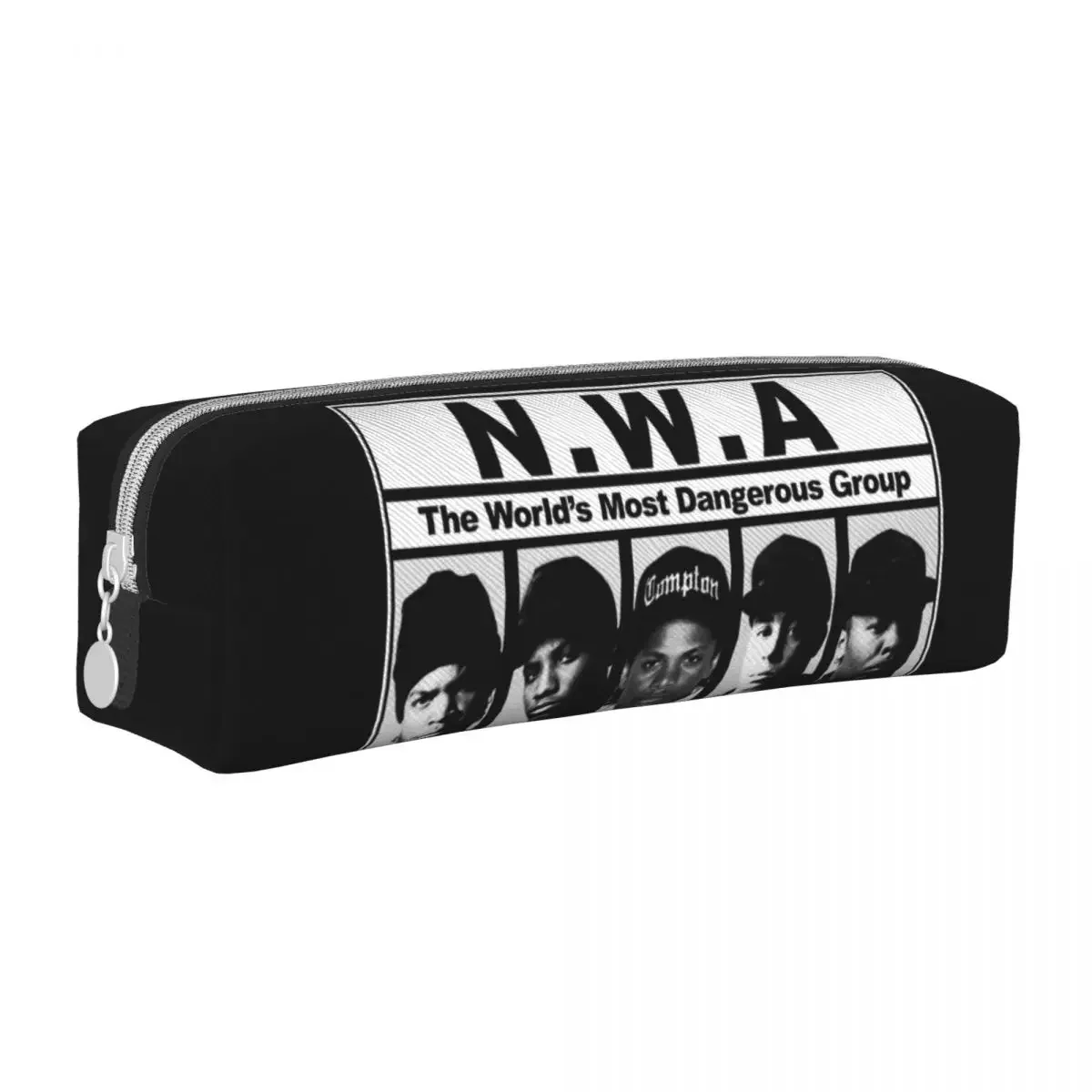 NWA Most Dangerous Group Pencil Cases New Pen Box Bag Student Large Storage Students School Zipper  Pouch