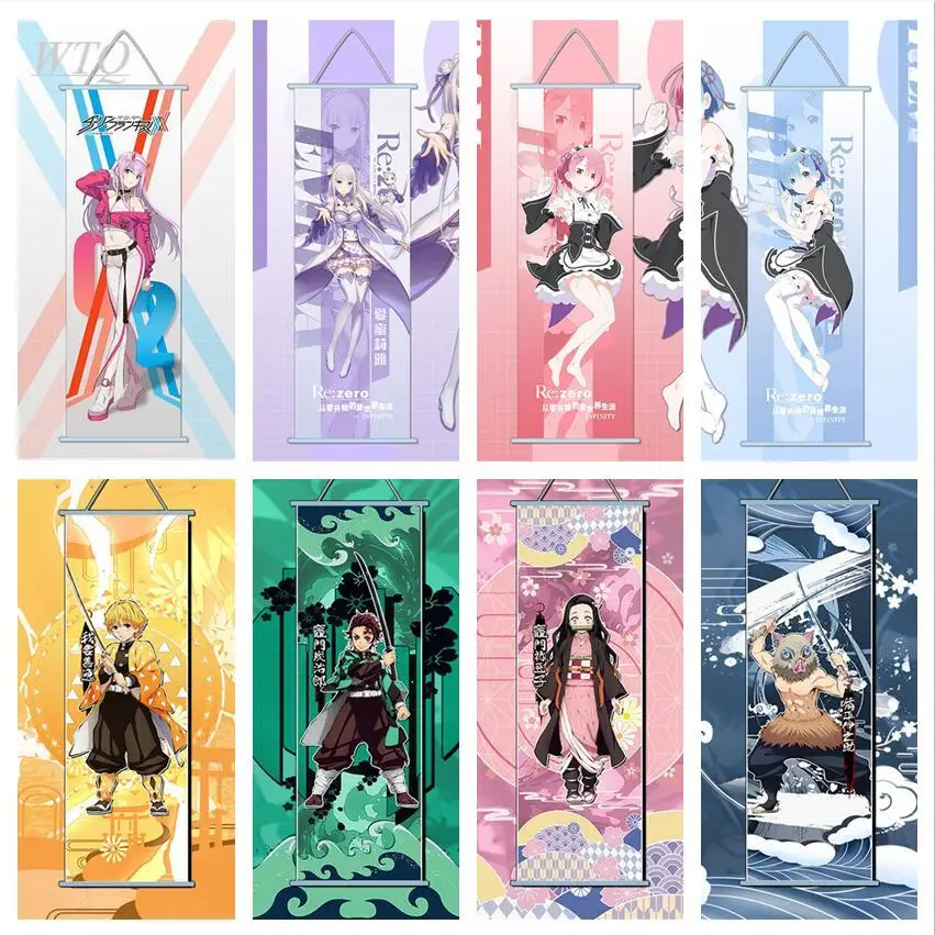 Anime Posters Demon Slayer/Kimetsu No Yaiba/Mo Dao Zu Shi/Sword Art Online Canvas Painting Wall Decor Wall Art Picture Home Deco