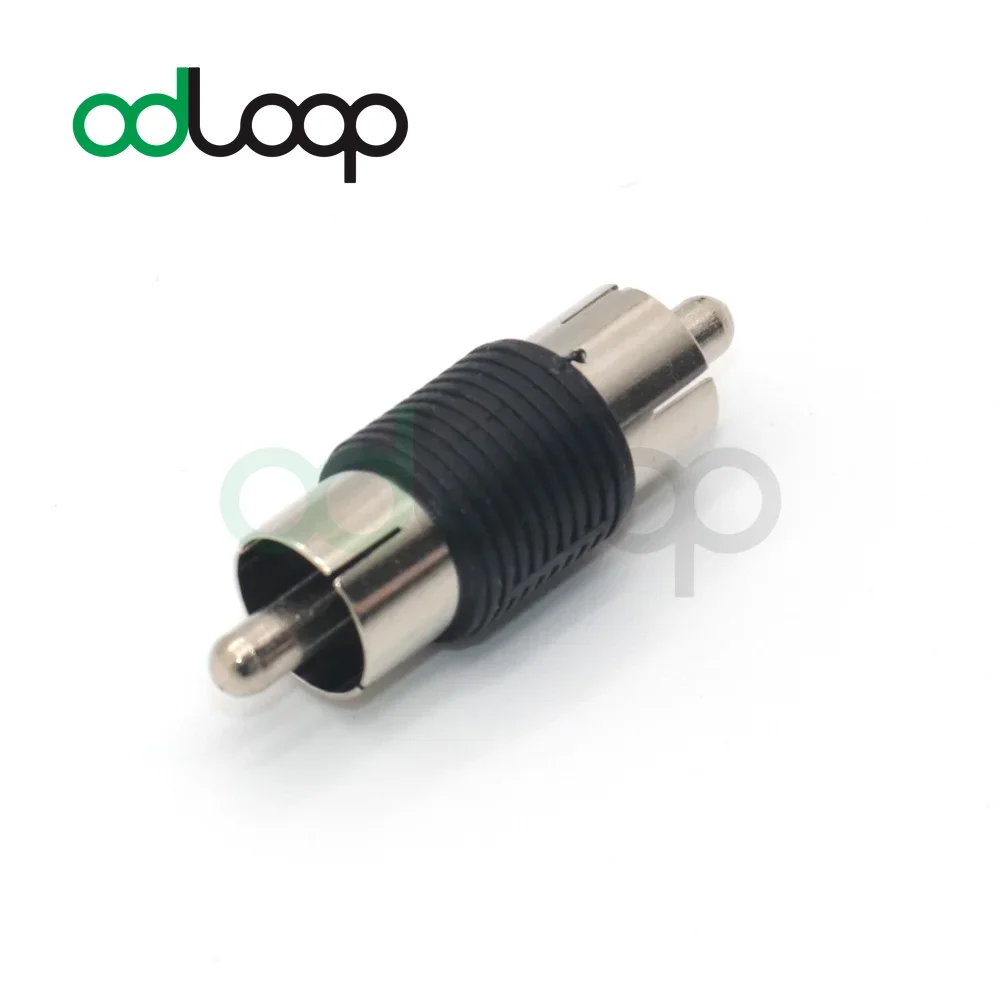Odloop 5-Pack Rca Mannelijk Naar Rca Male Adapter Audio Video Cable Connector Koppeling Voor Audio, Video, subwoofer, Telefoon