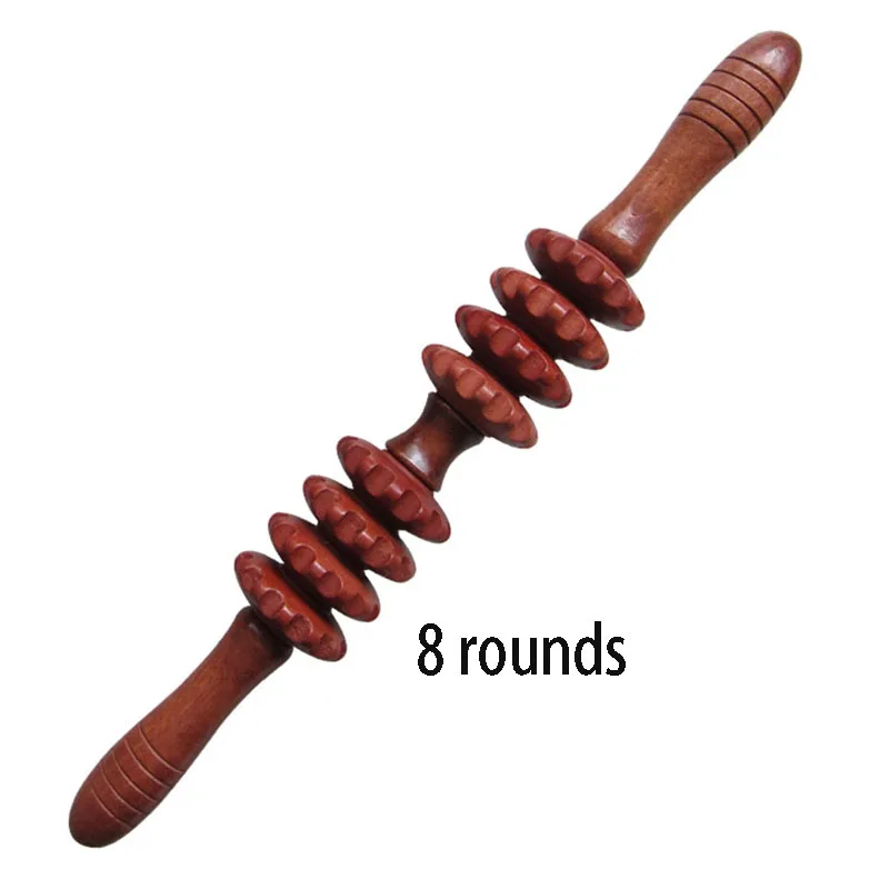 

The new full-body massage stick rolling back massage lamented the waist neck wooden leg massager yoga meridian rods