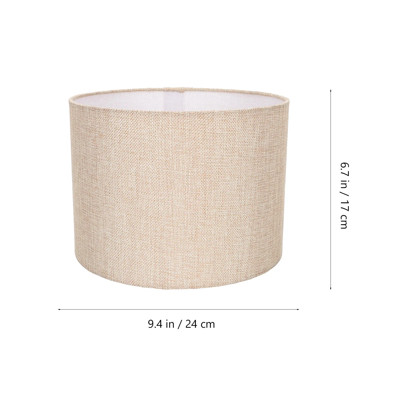 Cloth Lamp Shade Small Linen Chandelier Light Cover E27 E14 Table Lamp Shade for Living Room Bedroom Office Warm Atmosphere