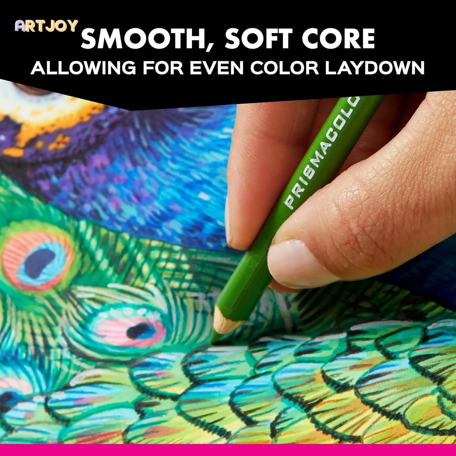 أقلام رصاص ملونة جديدة من Prismacolor Premier، قلب ناعم، عدد 150 72، فائقة النعومة، متينة، ألوان نابضة بالحياة، أصباغ مشبعة غنية