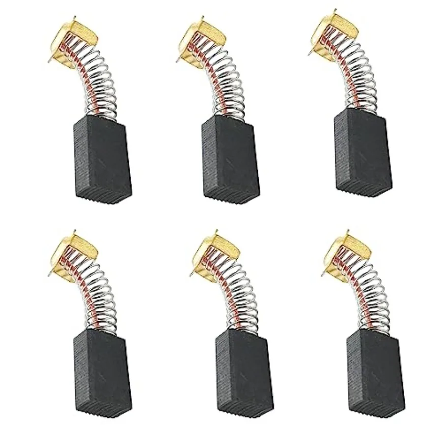 6 Pack 999043 Carbon Brush Compatible with Hitachi 999-043 514003-43 Power Tool Motor Brush C8FB2 WH22 C7SC, CR13VA SP18V CM4SB