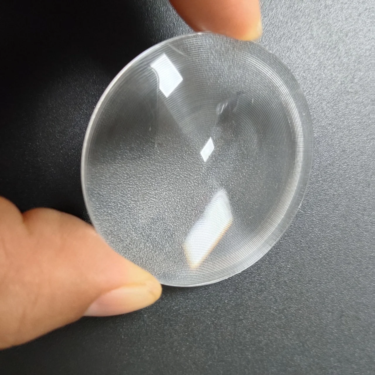 Round Fresnel Lens Diameter 20 30 40 42mm PMMA Flat Magnifying Concentric Thread Solar LED Condenser Optical Project Visual Aid