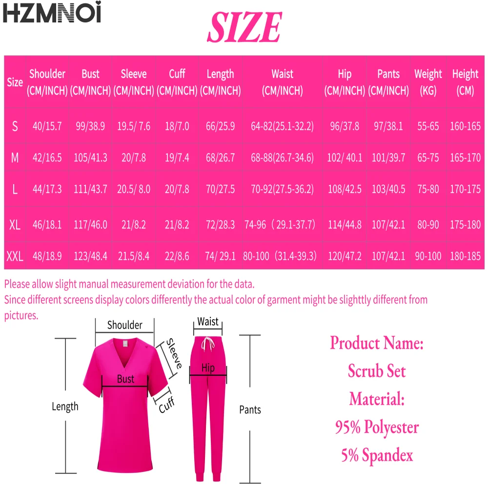 Pantaloni da jogging uniformi per scrub di alta qualità Toelettatura per animali da medico Abiti da lavoro Assistenza sanitaria Accessori per la scuola medica Abbigliamento da lavoro infermieristico