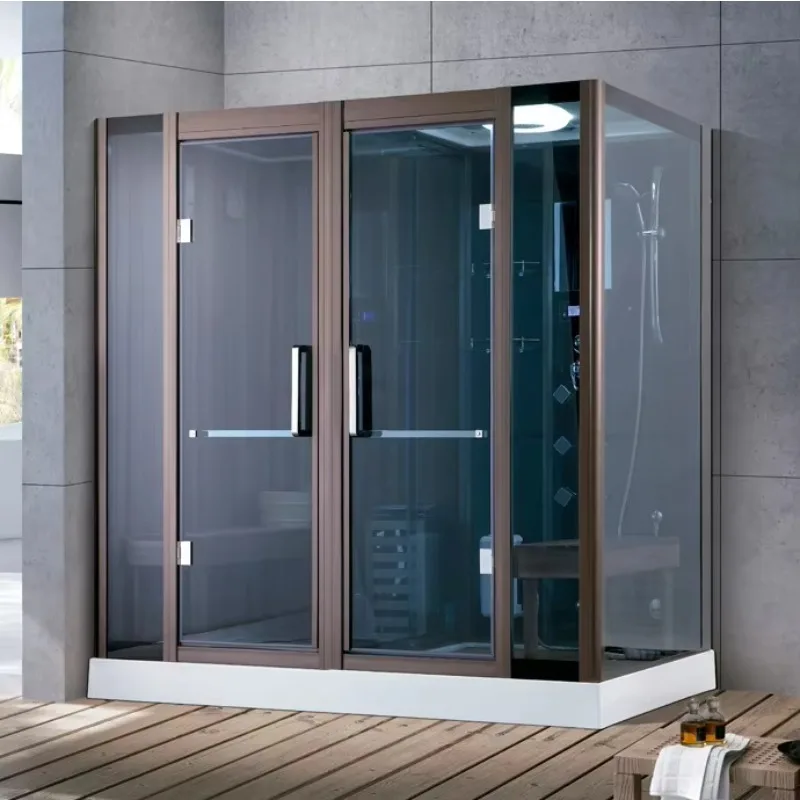 Customization Modern Design Combination Big Sector Enclosed Steam Shower Room Cabin with Tub Tempered Glass Bath Shower Cabin