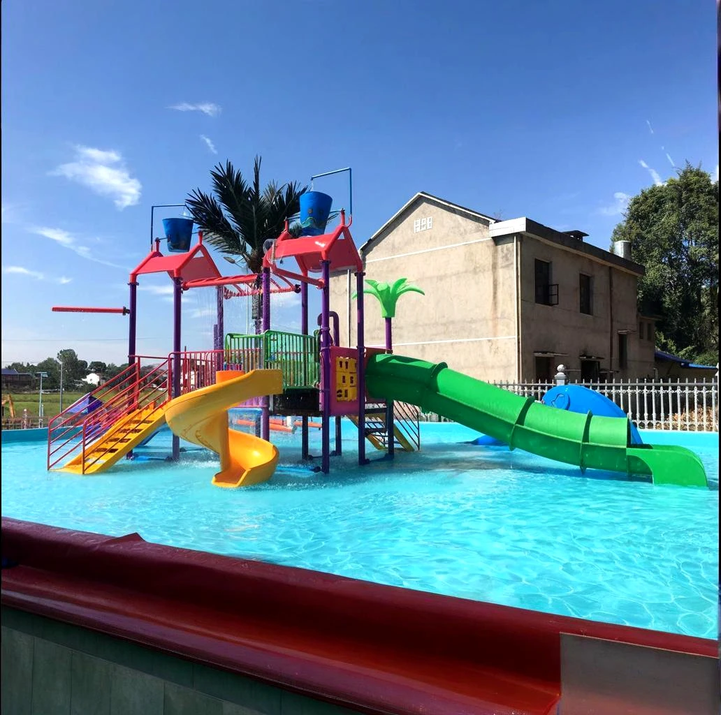 

Factory Direct Sale Fiberglass Small Water House Outdoor/Indoor Playground Equipment Water Park for Home & School Use