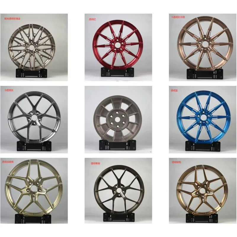 New Custom Brushed Transparent 17-26 Inch Passenger Forged Alloy Wheel Rims 4-8 Holes 5x112-139.7 W213 W166 New