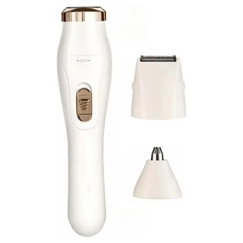 B01C-Electric Hair Trimmer For Women Waterproof Portable Body Hair Remover Shaver Device For Leg Facial Hair Cutting Face