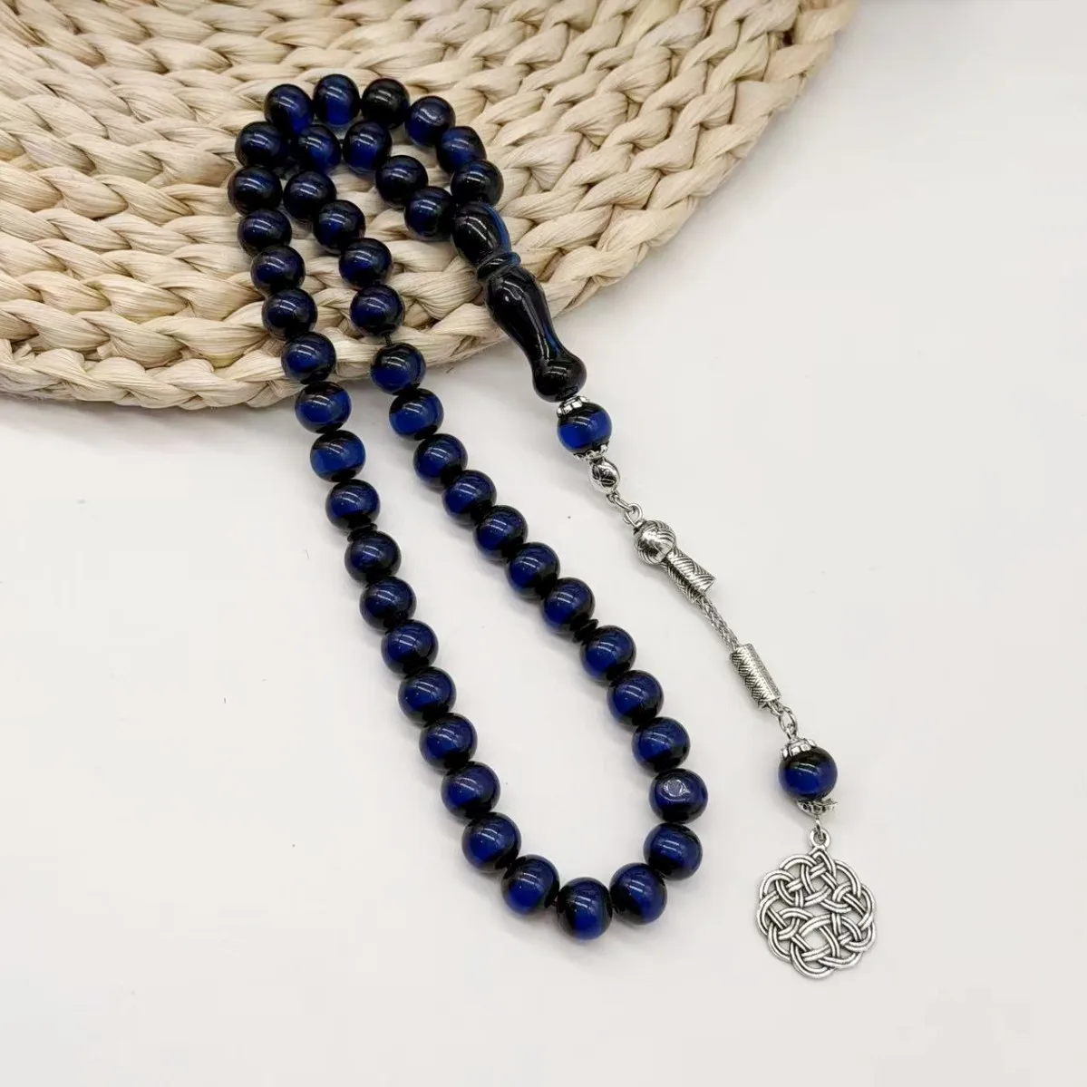 

Набор из 9 мусульманских браслетов-тасбихов с 45 бусинами, исламский молитвенный розарий, акриловые подвески, турецкие украшения для ежедневного использования, подарок для мусульман.