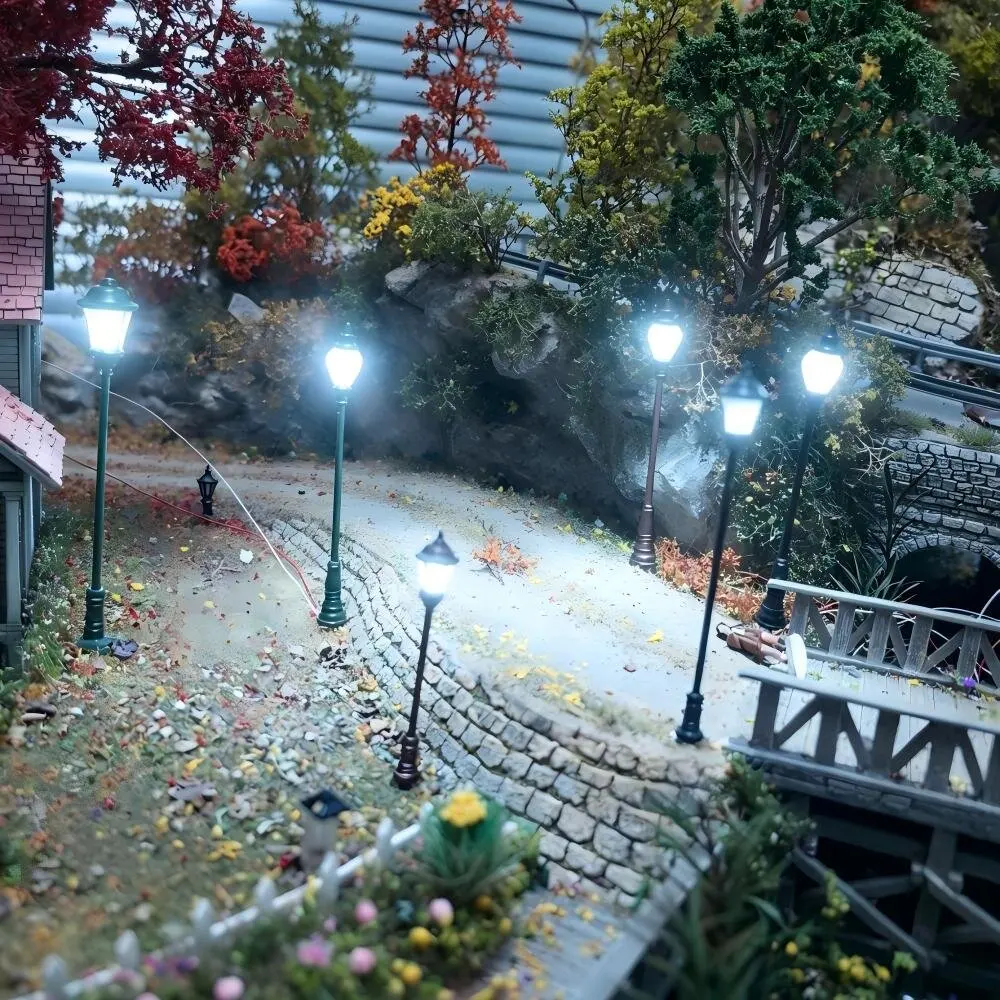 1/87-160 Scale Model Miniature Model lamp Light LED 3V for HO N Train railway landscape layout