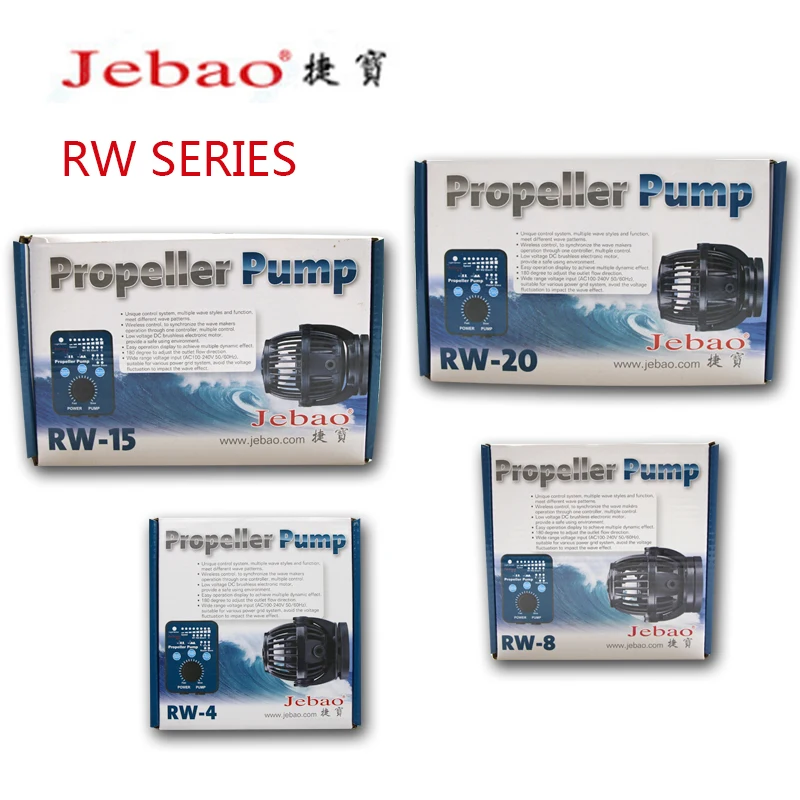 

Jebao Jecod 110~240V RW4 RW8 RW15 RW20 Coral Cylinder Pump Marine Aquarium Wavemaker Coral Reef Fish Tank