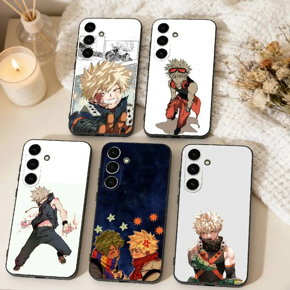 

B-Bakugou Sharp Personality Art Phone Case For Samsung Galaxy A73,A72,A71,A70,A53,A52,A51,Soft Silicone Black Cover