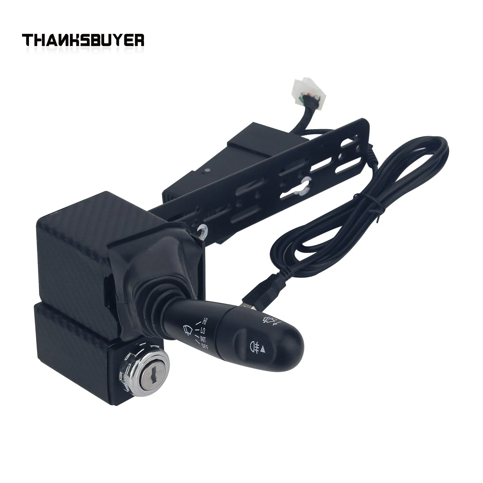 Luz do carro sinal de volta limpador interruptor adaptador corrida jogo simulador volante acessório para pxn v99 v10 v10pro