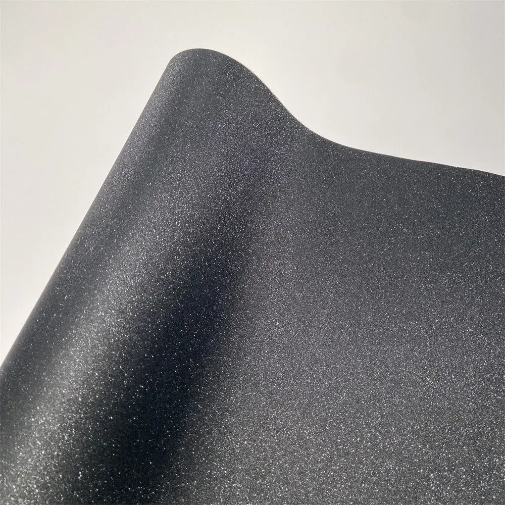 Car Wrap Schwarze Vinylfolie, glänzend, matt, Vinyl, gebürstete Chromfolie, luftblasenfrei, für Fahrzeug, Motorrad, Styling, Aufkleber – Detail 15
