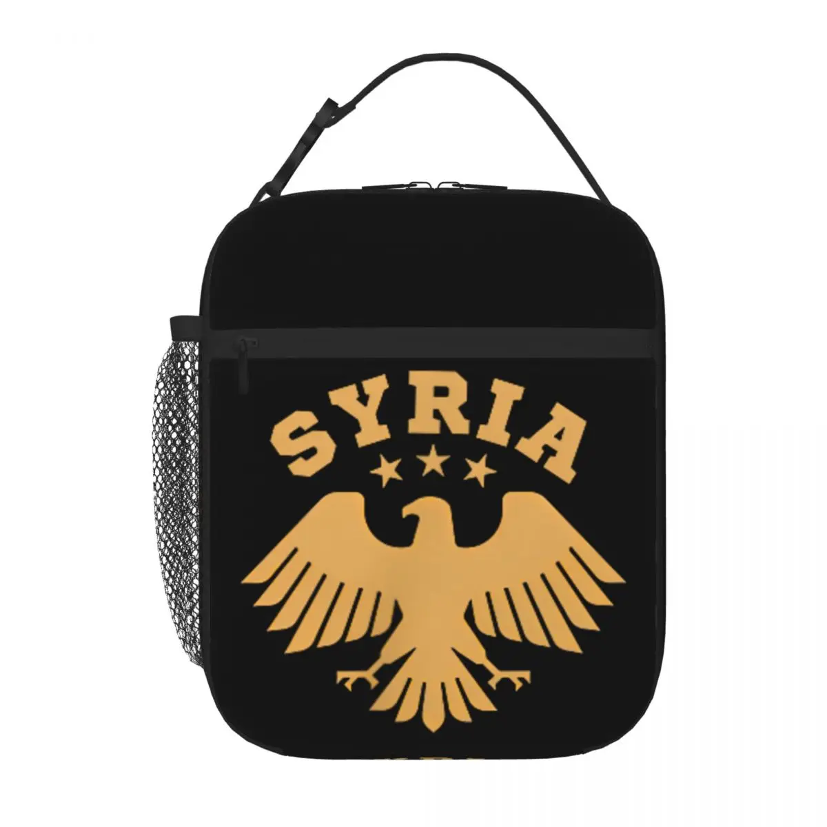Eagle Of Syria 2025 Symbol Thermal Insulated Lunch Bags for Travel Syrian Proud Portable Food Bag Cooler Thermal Food Box