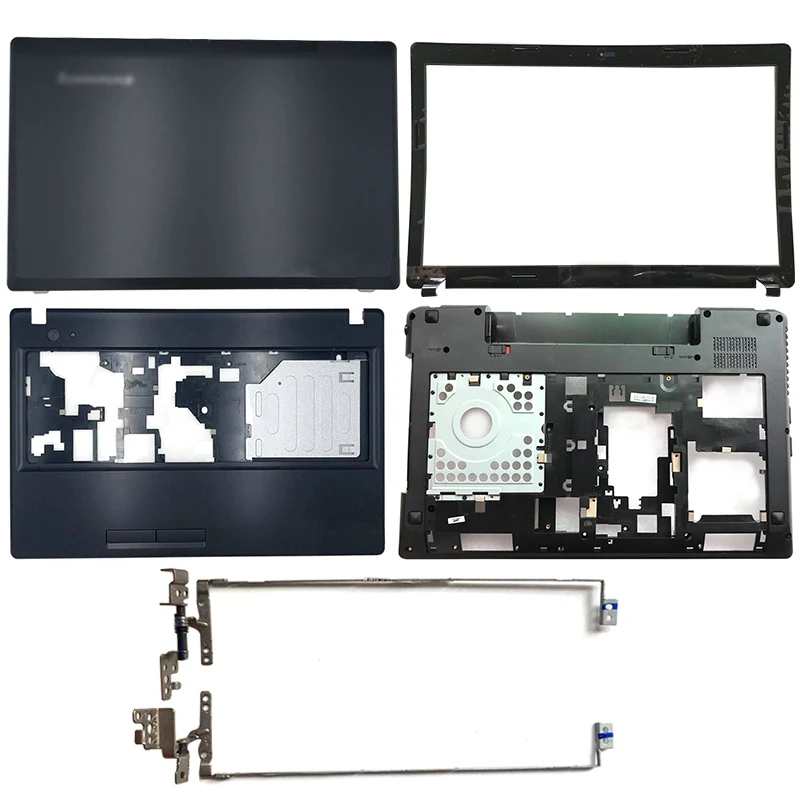 NEW For Lenovo IdeaPad G580 G585 Laptop Back Cover/Front Bezel/Hinges/Palmrest/Bottom Case AP0N2000410 AP0N2000324 AP0N2000100