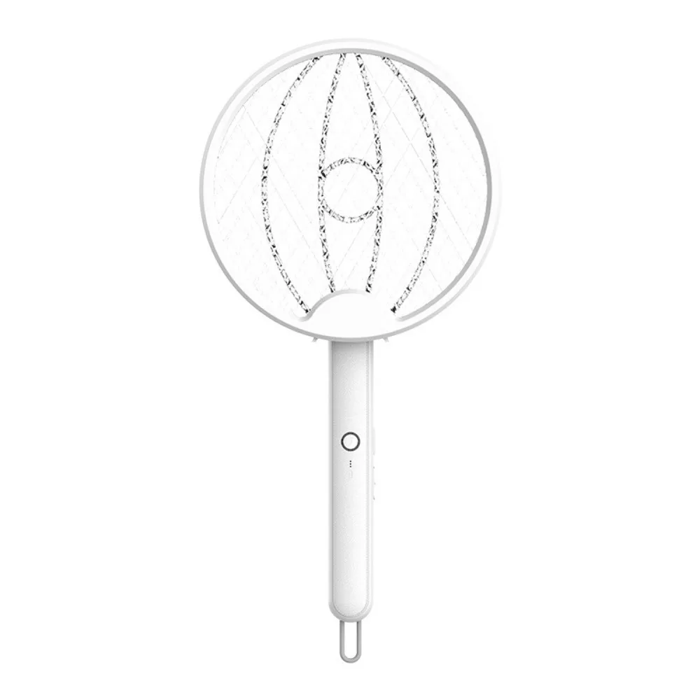 

Plastic Foldable Electric Mosquito Swatter Handheld Hangable Electric Mosquito Racket Safe USB Rechargeable Fly Bug Zapper
