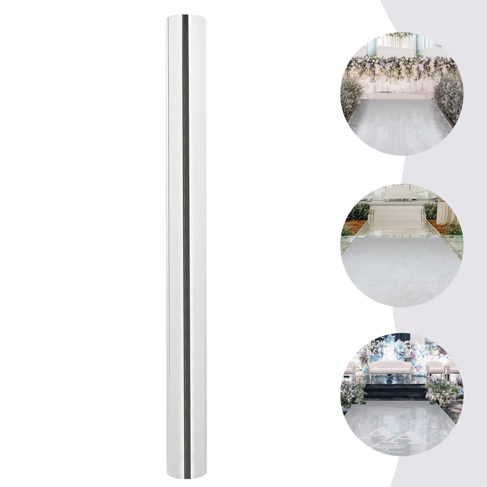 3.3 * 33 قدم، ممر عداء مرآة، سجادة عاكسة للاحتفال، عداء الممر لحفلات الزفاف والحفلات #1