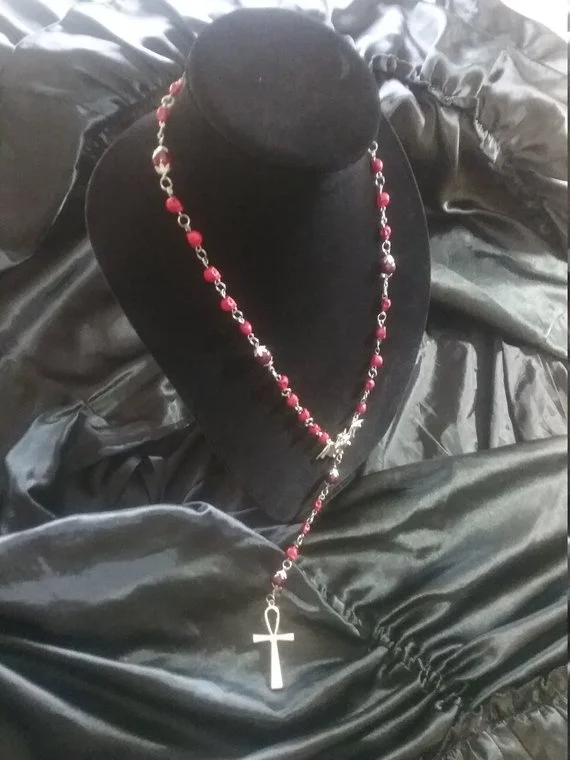 Ankh Gothic Rosary