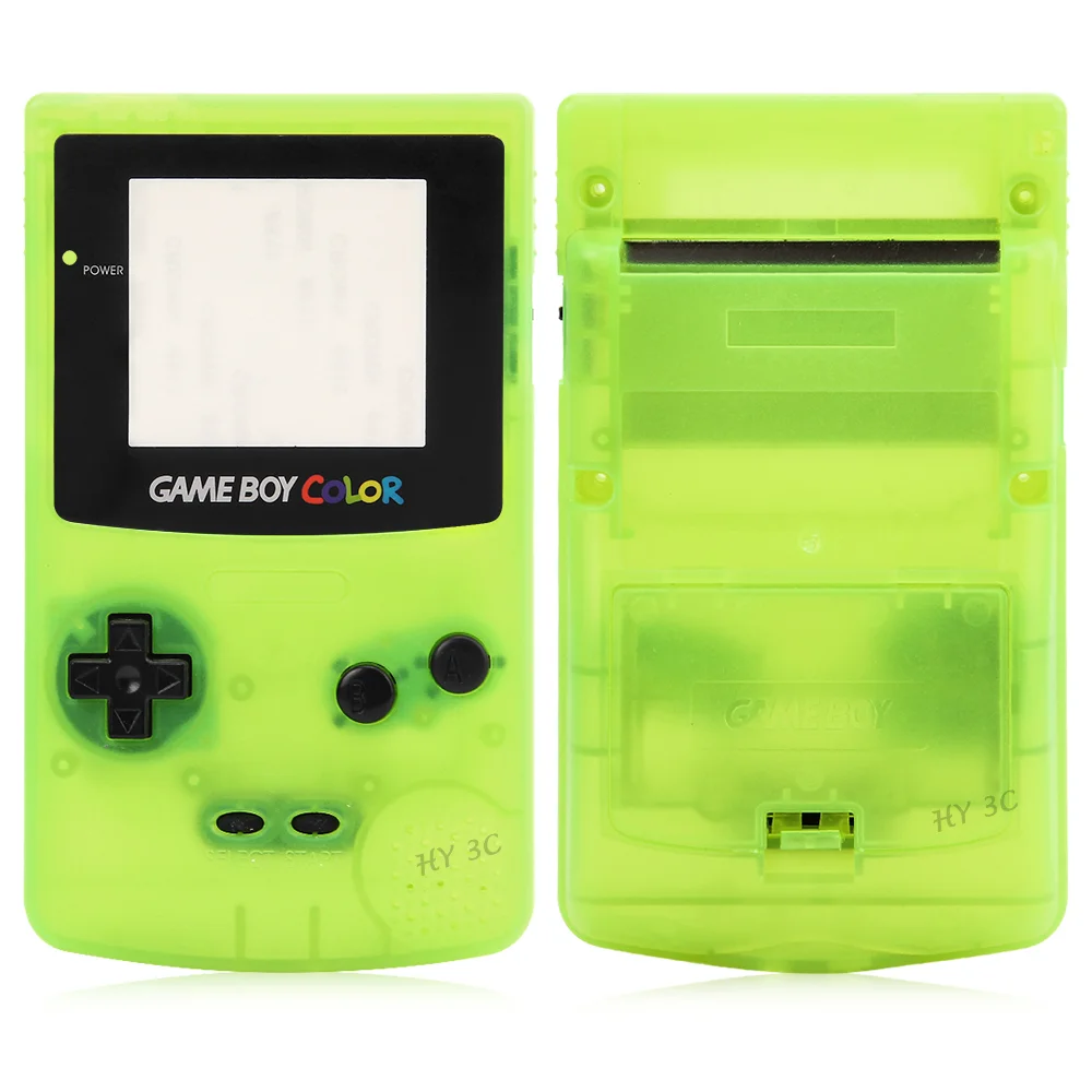 طبعة محدودة قذيفة الإسكان الكامل لوحدة التحكم لعبة GBC ، استبدال الأزرار ، طقم علبة اللون