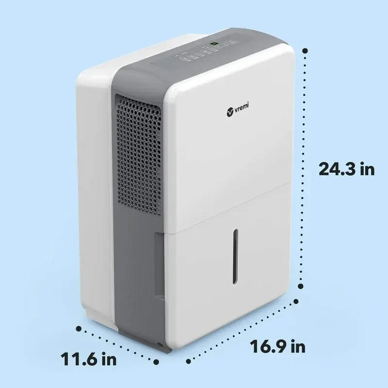 for 35 Pint 3,000 Sq. Ft. Dehumidifier Energy Star Rated for Medium Spaces and Basements