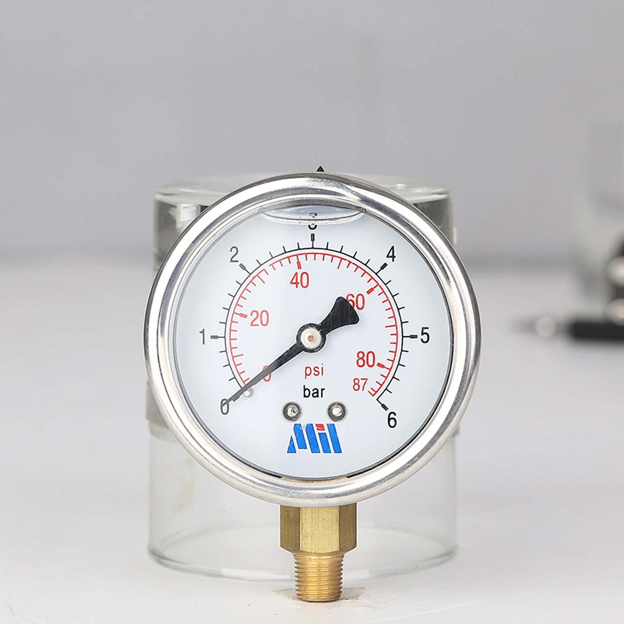 Factory Price 0-100bar/0-2500bar Pressure Gauge for Hydraulic Tools for Hydraulic Wrench Pump