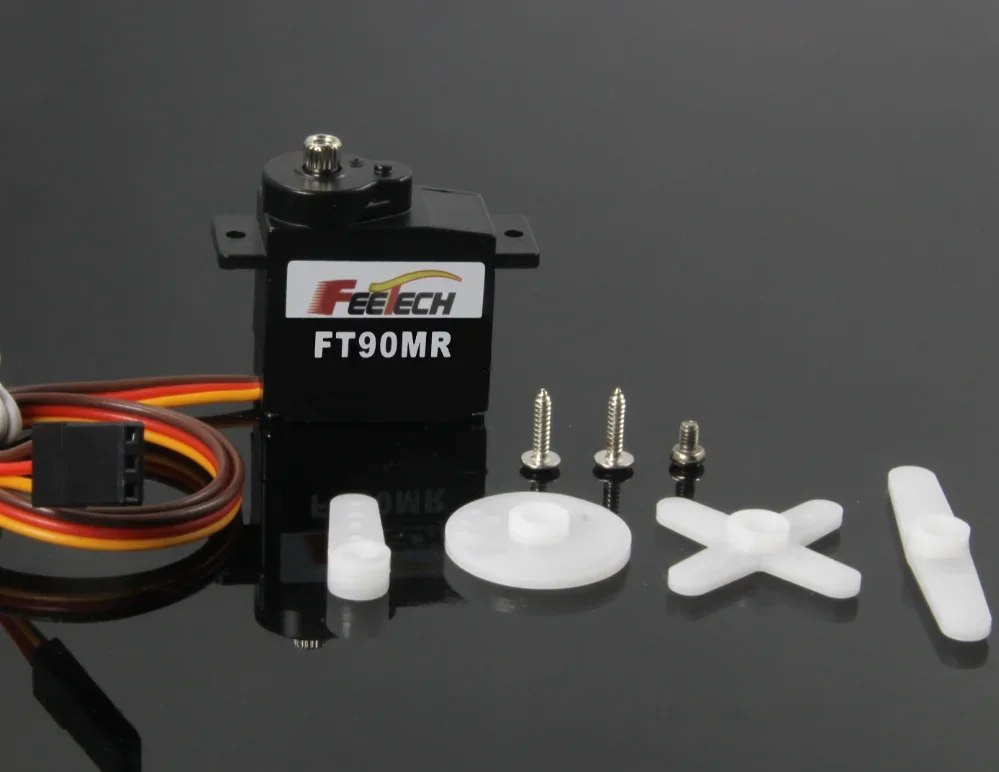 Feetech FT90MR 2kg Micro Helicopter RC Servo 9g 360 Degree Continuous Rotation Metal Gear Servos for Helicopter Toys Plane Parts view 3