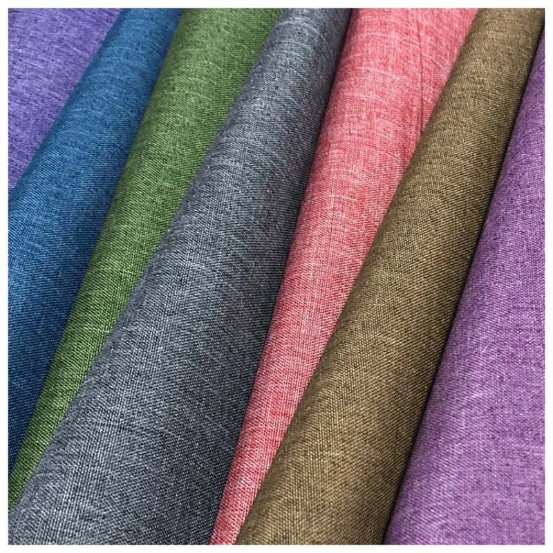 300D Imitate Linen Waterproof Fabric PVC Oxford By The Meter for Bags Tents Upholstery DIY Sewing Wearable Durable Cloth Green